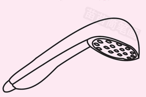 從零開始學畫花灑與廚衛用具 簡筆畫教程大全